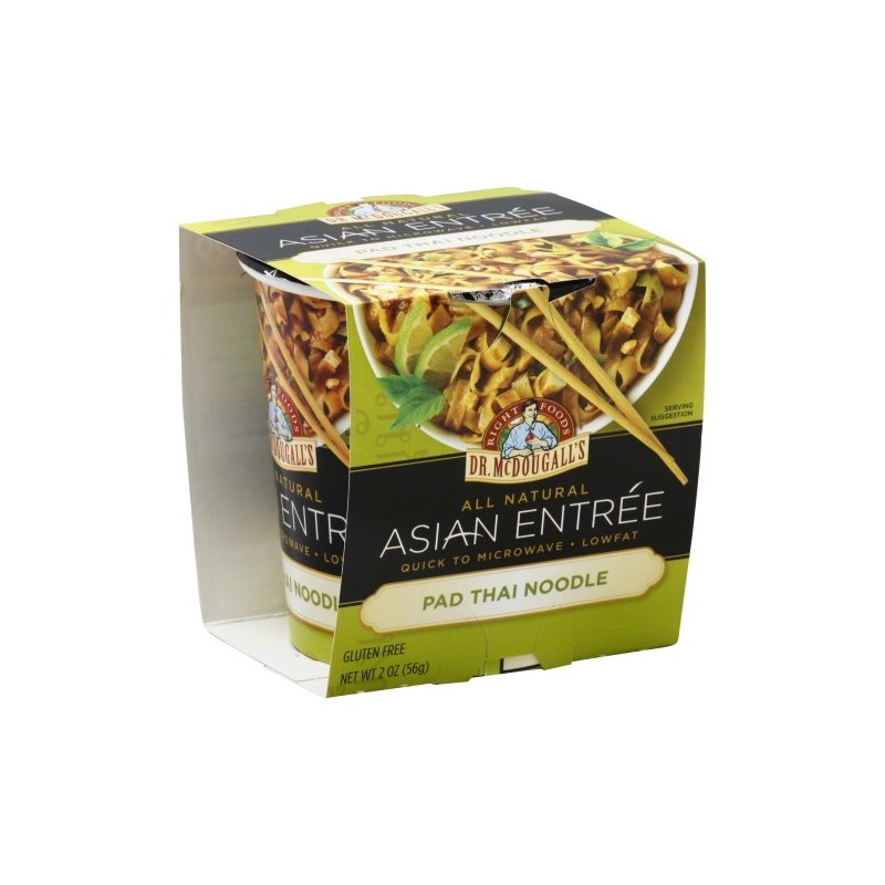 Dr. McDougall's Pad Thai Noodles Gluten Free Soup Cup, 2