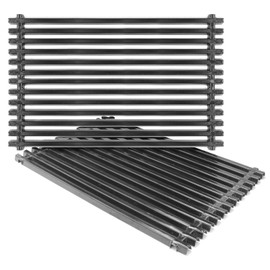 BoyoTec 7525 17.4" x 11.8" Porcelain-Enameled Cooking Grates Replacement for Weber Spirit 300 Series, Spirit 700, Genesis Silver Gold B/C Grills