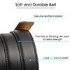 SENDEFN Men's Leather Belt, Belt Ratchet Automatic Buckle for Men's