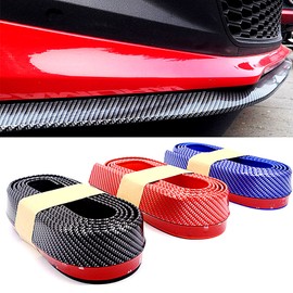 TradeWind Underlip Molle Lip Spoiler Bumper Guard Aero Guard Chin Spoiler Dress Up Front Lip 2.5m (Width 5.5cm Black)