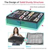 Onlyeasy Sturdy Under Bed Shoe Storage Organizer, Set of 2,