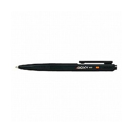 Mitsubishi Pencil BX100.24 Permanent Ballpoint Pen Boxy Black (5 Pieces)