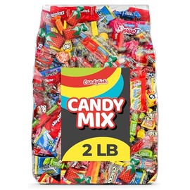 Candylish Candy Mix Variety Pack Bulk Assorted Individually Wrapped Big Bag of Candy for Piñata Stuffers, Goodie Bags, Birthday Parties, Kids’ Treats & Party Favors 2 lbs