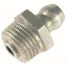 Plews-Edelmann 11-151 SAE Standard Short Straight Grease Fittings, 1/8" NPT Straight (Pack of 10)
