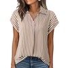 Gaharu Dressy Casual Shirts for Women: Wrinkle-Free Office Blouse with