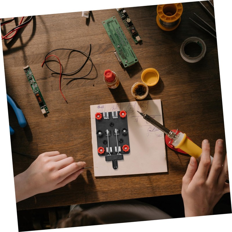 UKCOCO Double Toss Switch Electrical Experiment Equipment for Physics Education
