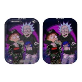 Quality Detail 5 x 7 inch Premium Metal Tray with Magnetic Lid Set Perfect Backpack Size for On The Go!