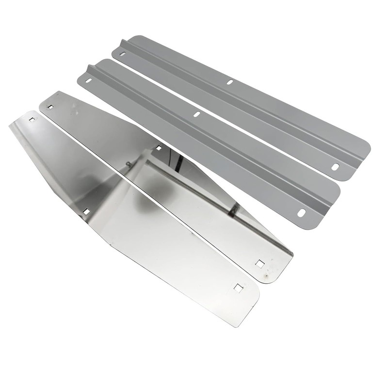 BST BSSP 2pcs New Universal Angled Mud Flap for Semi-Truck