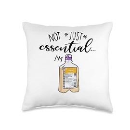 RN Women Not Just Essential I Am Vital AF Nurse Gr RN Women Not Just Essential I Am Vital AF Nurse Graduation N Throw Pillow, 16x16, Multicolor