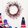 Americana Flag Red Blue Berry White Star Wreath 4th of