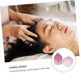 Healeved Scalp Care Tool Scalp Treatment Bottle Hair Comb Oil Applicator Random Color