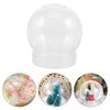 BESTOYARD 15pcs DIY Snow Globe Water Globe Clear Plastic Empty