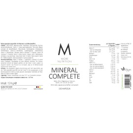 More Mineral Complete V4 150 Capsules with Minerals, Trace Elements and Vitamins