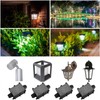 IP68 Waterproof Junction Box, 2 Way Cable Connector, External Junction