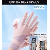 SUJAYU Full finger UV Protection Gloves Driving Gloves Women, Thin