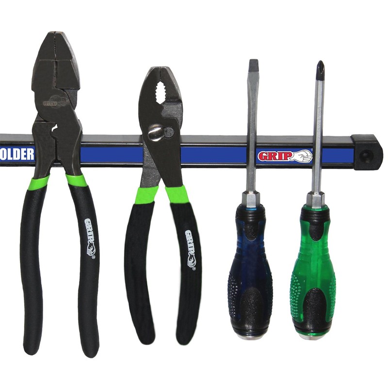 Grip 25" Magnetic Tool Holder - Solid Steel Bar with