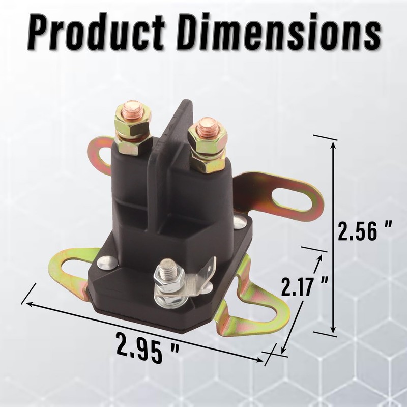 TXRXIZ 12V Starter Solenoid, Compatible with Husqvarna Bad Boy Zero