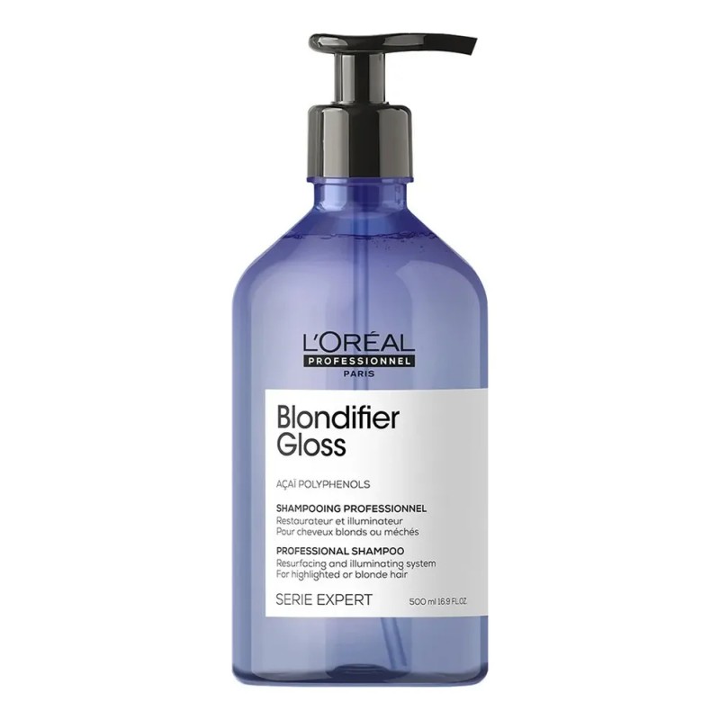 Shampoo L'oréal Blondifier Gloss Para Cabello Rubio 500 Ml