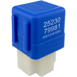 25230-79981 Relay (2-Pack) 12V 25A 4-Pin SPST Automotive Power Relay Compatible with Nissan Pathfinder Frontier Xterra Infiniti QX4 Forklift Fixes Intermittent Starting