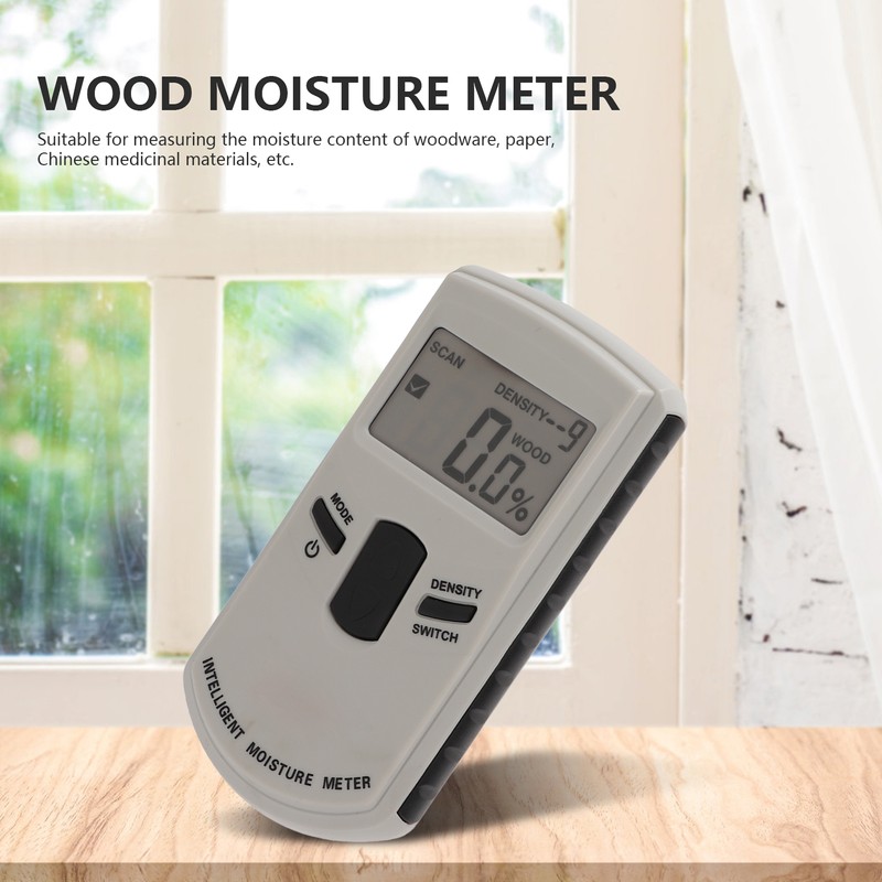 Wood Moisture Meter Fast Accurate Clear Display Small Portable Humidity