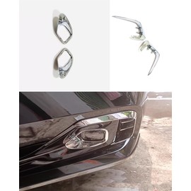 ANUNFRRE Car Accessories Fit for Honda Accord 10th Gen ABS Exterior Chrome Front Fog Light Frame Cover & Front fog lamp cover Trim 2018-2022 4pcs (Fits: Honda Accord)