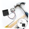 ABOOFAN Clock Movement Kit Silent Mechanism with Hourly Chime for