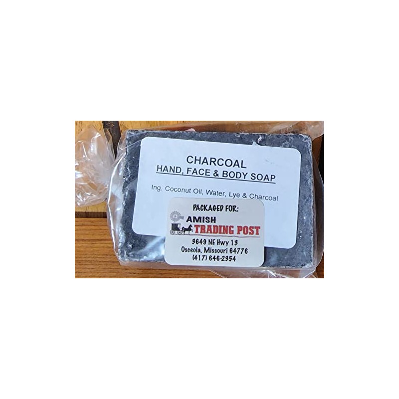 Amish Homemade Soap (Charcoal)