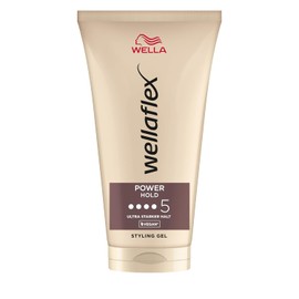 Wellaflex Power Hold Hair Gel for Women, Up to 24 Hours of Lasting Ultra Strong Hold, Gentle on Scalp, Dermatologically Tested, Vegan Formula, Free from Silicones, Hold Level 5, 150 ml