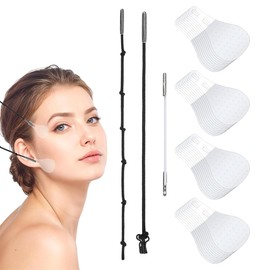 JYNVO Face Lifting Tape, 3 Ropes + 80 Pieces Face Tape for Lifting, Invisible Facelift Tape, Lifting Tapes Face, Transparent Wrinkle Tape for the Face, V Face Tape