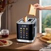 REVOTRA 2 Slice Toaster Stainless Steel with LED Display, Extra