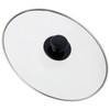 SPARES2GO Complete Oval Glass Lid & Knob Handle compatible with