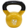 UFE Vinyl Coated Kettlebell - 14kg Yellow