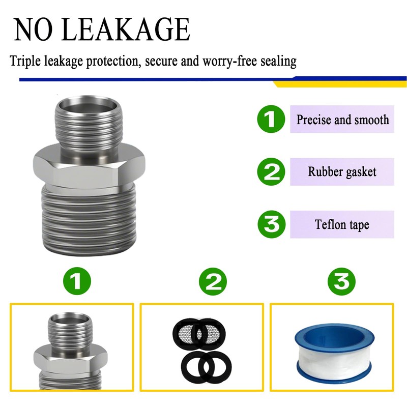 1/2 to 3/8 Water Line Adapter, Brass Compression reducer pipe