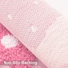QJHOMO Pink Bath Mat Non Slip Bathroom Mats 45 x