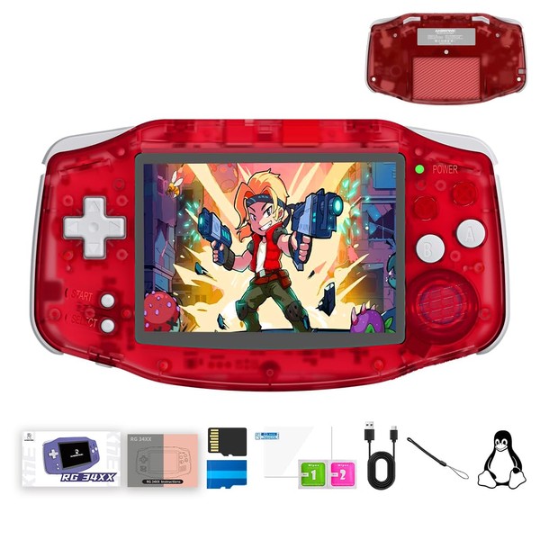 RG 34XX Retro Handheld Game Console Linux 3.4 inch IPS