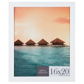 Gallery Solutions 16x20 White Flat Large Wall Frame