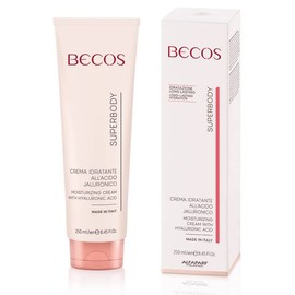 Becos Superbody Moisturising Cream with Haluronic Acid at Low and High Weight Molecules 250 ml - Beautiful Skin, Soft and Elastic, as Regenerated