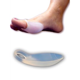 AT Surgical (2-Pack) Silica Gel Cushion Bunion Guard Hallux Valgus Protector for Foot - Small/Medium