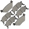 Caltric Front Rear Brake Pads for Yamaha XVS1300 V-Star 1300