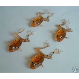 Seasky 40 NEW Soft Plastic Fish Frog Fishing Lures Bait 2.25"