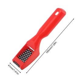 Omninmo 2pcs Surform Shaver Handy Hand Filing Razor Hand Tools Second-cut Tooth Mill File Hand Plane Mini File Hand File, Red & Yellow