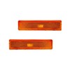 Rareelectrical NEW SIDE MARKER LIGHT PAIR COMPATIBLE WITH FORD F-150