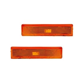 Rareelectrical NEW SIDE MARKER LIGHT PAIR COMPATIBLE WITH FORD F-150 1980-1985 1986 E0TZ15A201A FO2551106 FO2550108 E0TZ 15A201 B E0TZ-15A201-B E0TZ15A201B