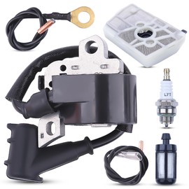 Ignition Coil Kit for Stihl 024 AV Chainsaw, ADEFOL Ignition Coil Module with Air Filter, Chainsaw Accessories, Professional Replacement Parts