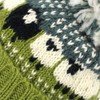 LOUDelephant Chunky Wool Knit Beanie Bobble Hat with Sheep Design