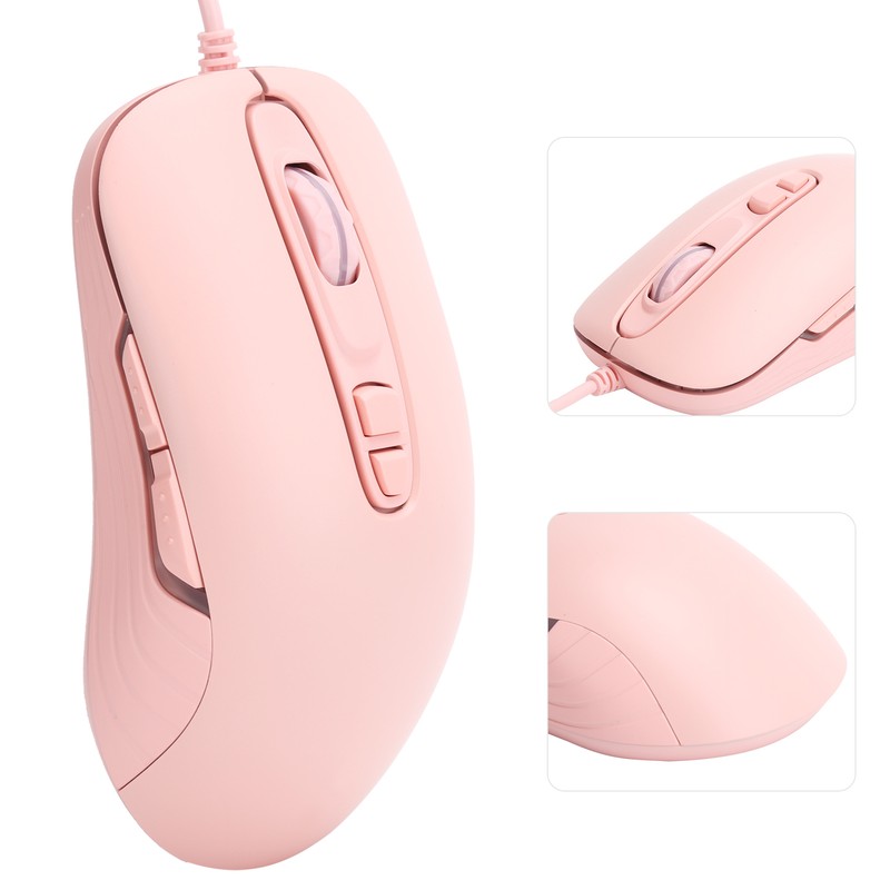 Ajazz Wired Mouse 6‑Speed DPI Drive Adjustable 7 Button Plug