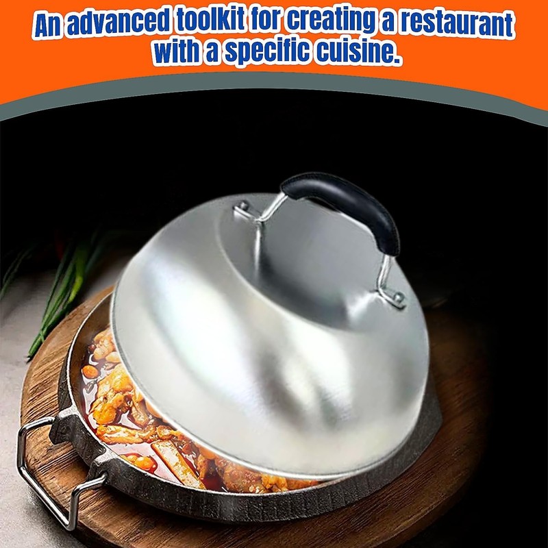 HTT Global Burger Press Kit with Burger Smasher, 12'' Smash