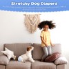 Ambreview Dog Diapers Female, Disposable Pulled Up Dog Diaper with