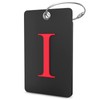 Shacke Luggage Tag Initial - Fully Bendable Tag w/Stainless Steel