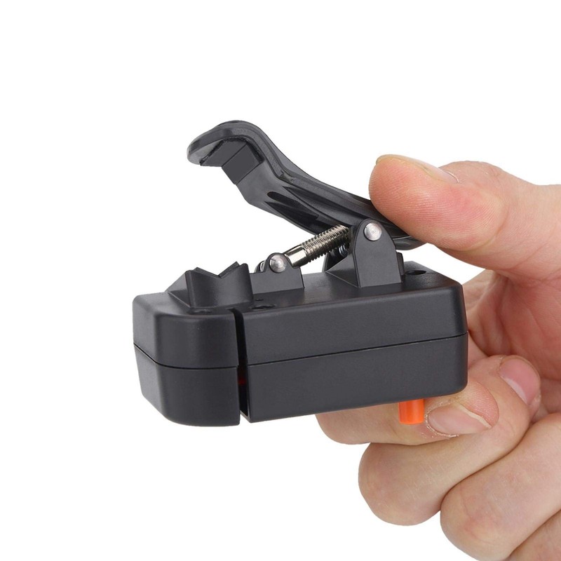 Fishing line counter, clip on fishing line counter, black. Suitable
